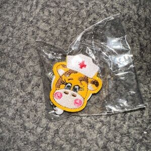 NEW Giraffe Nurse Retractable Badge Reel